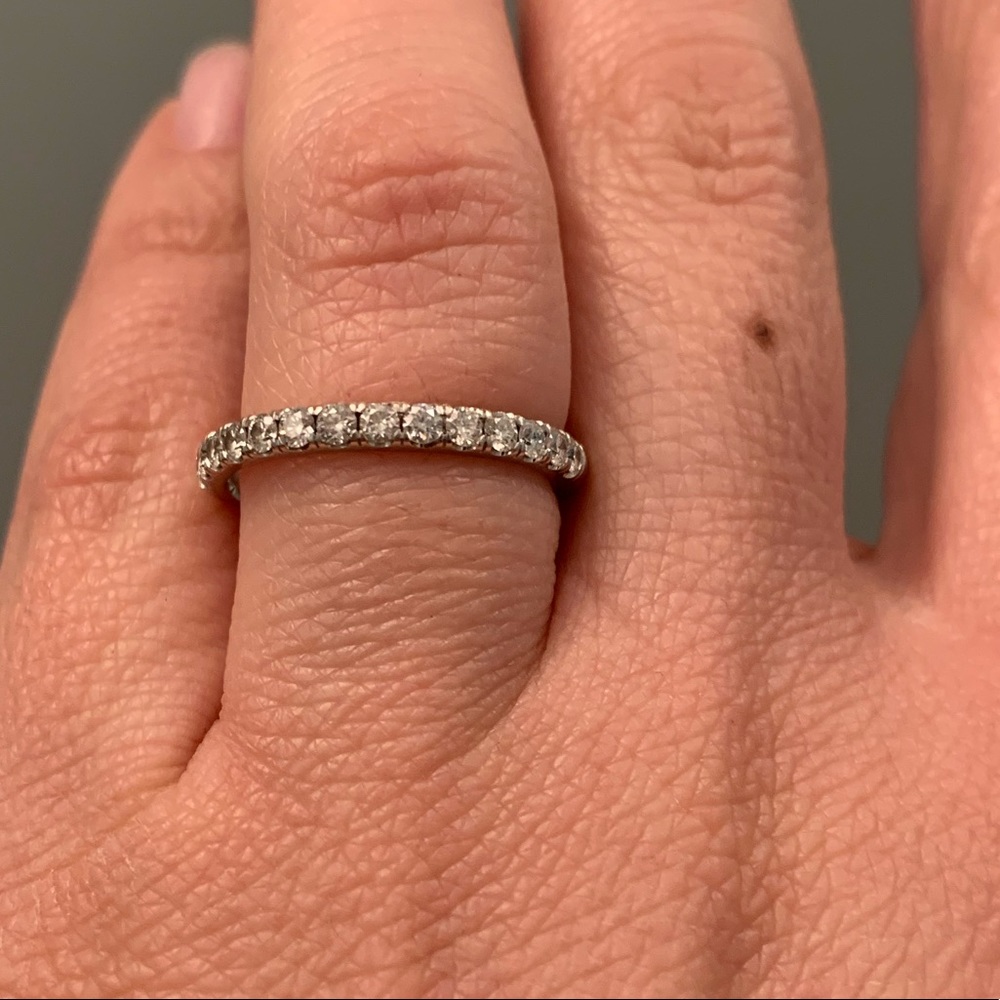 White Gold, Semi-Eternity, Diamond Band.